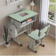 Bureau et chaise réglables pour un seul élève, pour l'école primaire