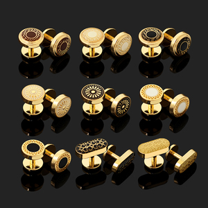 Kunshuo กระดุมเสื้อกระดุมโรงงาน Baju melayu สำหรับเสื้อผ้าเสื้อเชิ๊ตโลโก้โลหะมาเลย์กระดุมโลหะผสมสำหรับเสื้อผ้า - Product Image 1