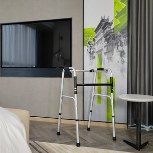 801A 2 Tekerlekli Taşınabilir Yürüteç, Engelli Rehabilitasyon Terapisi Malzemeleri, Yüksekliği Ayarlanabilir ve Hafif - Product Image 3