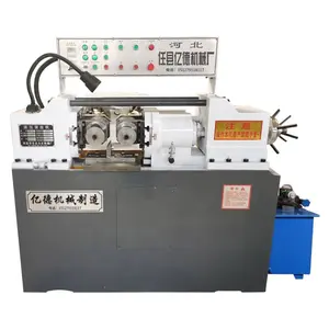 Steel Rebar Rolling Machine Hydraulic Spline Milling Machine With Thread Rolling Dies Threaded Rod Making Machine