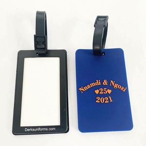 2022OEM Maker Waterproof Personalized Custom Logo Soft PVC <b>Silicone</b> Travel <b>Rubber</b> Luggage Tag - Product Image 5