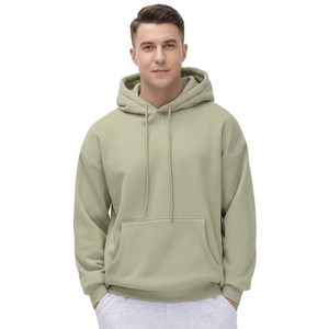 Sudadera con Capucha para Hombre, 100% Algodón, Gruesa, para Invierno, con Logotipo Personalizado, Ajustable y Lisa, Producto Popular en Venta - Product Image 1
