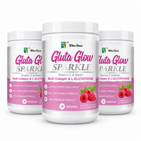 Gluta Sparkle Multi Collagen L Glutathione Powder Collagen Drink Skin Glow Beauty Supplement OEM ODM Private Label Wholesale
