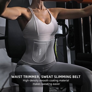 VBOSi 1638 <span class=keywords><strong>Ceinture</strong></span> d'entraînement à la taille élastique pour femmes OEM Support de posture de sauna amincissant pour la sueur améliorée Brûler la graisse du ventre Fitness - Product Image 3