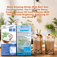 Base de lait végétal spéciale aromatisée au lait de coco faible en gras pour les boissons au bubble tea