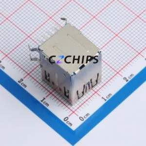 HC-USB3.0-L175-2X1-P USB Connector Bent Lead Through Hole Connector Type-A USB 3.0 Female Right Angle Insert - Product Image 2