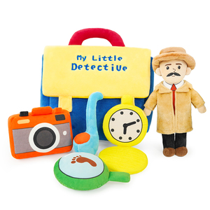 Juguete de Peluche de Detective Personalizado de Fábrica, de Poliéster Ecológico y Algodón PP, Regalo Educativo - Product Image 2