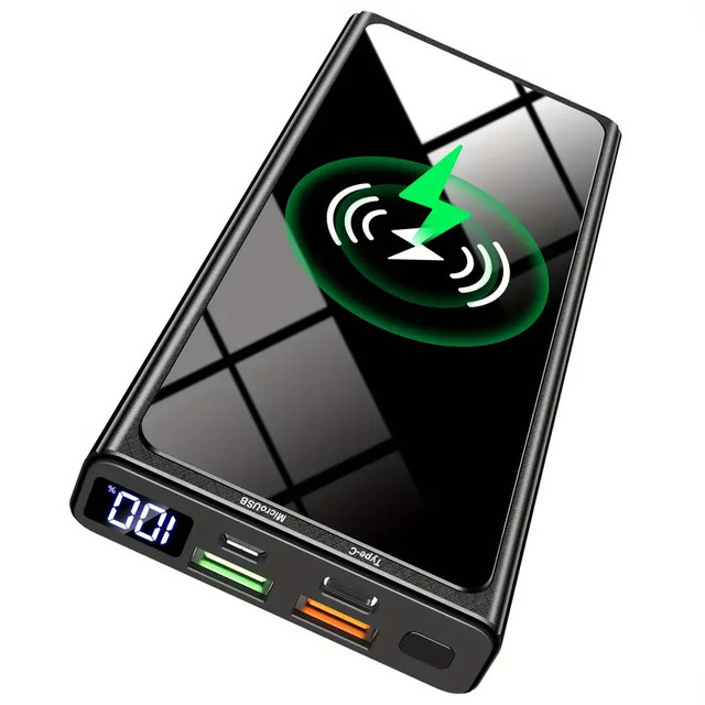 15W PD 22.5W Fast Charging Powerbank 20000mah Mobile Wireless OEM Portable Wireless Charging Power Bank 10000