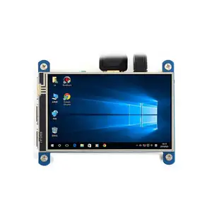 Layar Sentuh LCD Resitif 4 Inci, Monitor Komputer Tampilan IPS Antarmuka Raspberry Pi