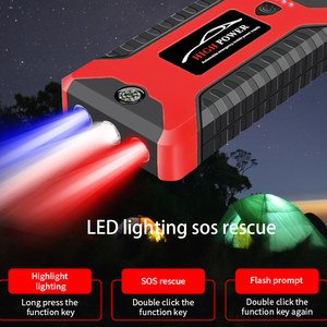 Sharmeal Fabricante OEM&ODM Arrancador de Coches 4 en 1 con Batería de Litio de 1500A, Power Bank Portátil y Arrancador de Batería para Coche - Product Image 5