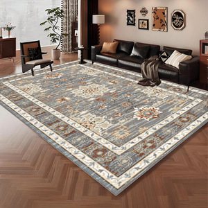 Tapis géométrique vintage rectangulaire imitation cachemire antidérapant pour la décoration de la maison, salon, entrée, chambre à coucher, tapis de sol H 2479 286 - Product Image 4