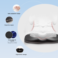 Coussin de siège de bureau en mousse à mémoire de forme pour hémorroïdes, soutien lombaire et soulagement de la pression du bas du dos – Vente en gros