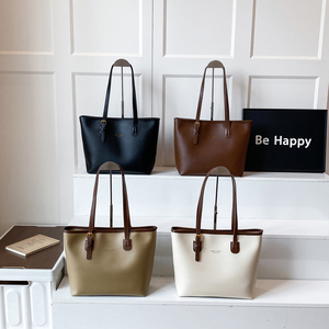 Borsa a <span class=keywords><strong>tracolla</strong></span> con cerniera morbida in Pu di alta qualità classica speciale semplice borsa a mano da donna di grandi dimensioni - Product Image 5