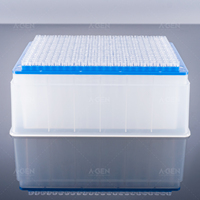 A-GEN Pointe de pipette stérile 30 µL en PP Aligent, option à faible rétention, transparente/couleur personnalisée, garantie 3 ans pour pipettage automatisé