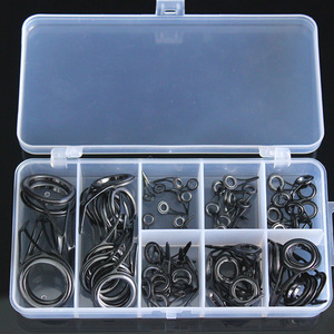 Set di 75 Anelli Guida in Ceramica e Acciaio Inossidabile per Canna da <span class=keywords><strong>Pesca</strong></span>, Accessori per la <span class=keywords><strong>Pesca</strong></span> in Lago, Fiume e Torrente - Product Image 3