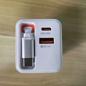 2025 Mới Qc3.0 PD 40W Du Lịch Nhanh Chóng Sạc & Adapter Cho Iphone Sạc Di Động Với Có Thể Thu Vào Cáp Loại C USB Tường Sạc - Product Image 4