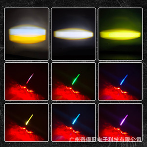 ไฟสปอร์ตไลท์มอเตอร์ไซค์ รูปทรงลูกพีช แสงคู่ สีขาว-เหลือง เลนส์รวมแสง อลูมิเนียมเกรดอากาศยาน สำหรับติดตั้งด้านหน้า อัพเกรด - Product Image 4