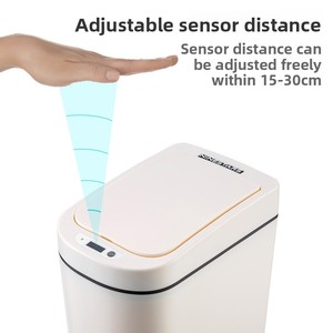 Cubo de basura con <span class=keywords><strong>sensor</strong></span> inteligente de plástico de nueva función con función impermeable, estilo elegante y fresco, ideal para el hogar y la Oficina - Product Image 2