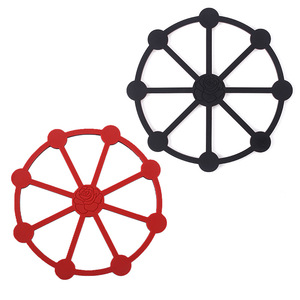Dual-Color Silicone Pad Round Heat Resistant <b>Mat</b> Magnetic Kitchenware Placemat <b>Table</b> <b>Mat</b> - Product Image 3