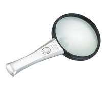 Lunettes Loupe Personnalisables Camman Brand Modèle MG2B-4A en ABS+PMMA avec Deux Lumières LED, Diamètre de Lentille 90mm, Grossissement 2.5x/6x