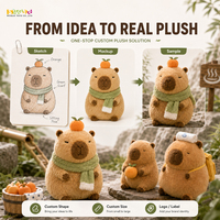 Peluche Capybara de Haute Qualité, Fabrication OEM ODM, Poupée Animale Douce Personnalisée pour les Marques, les Événements et les Campagnes Marketing