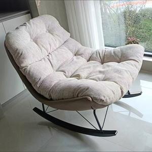 Kursi Goyang Beludru Tebal, Nyaman untuk Ruang Tamu & Balkon - Product Image 2