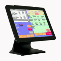 Caisse enregistreuse (CRM) avec écran tactile de 15 pouces, caisse enregistreuse tout-en-un, tactile direct, avec logiciel de point de vente