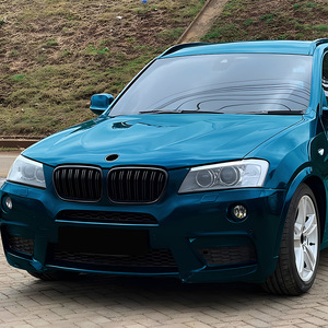 Rejilla Delantera Negra de Plástico ABS para BMW X3 F25, Reemplazo para Parachoques Delantero 2011-2013, Estilo de Una o Dos Líneas - Product Image 3