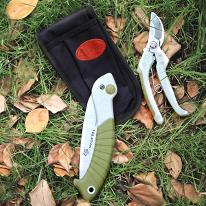 Ensemble d'outils de jardinage de <span class=keywords><strong>luxe</strong></span> 2 pièces, sécateur, scie pliante, petit outil de jardin en aluminium - Product Image 2