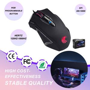 <span class=keywords><strong>Souris</strong></span> de jeu optique ergonomique laser haute précision E-YOOSO 10000 DPI avec éclairage RVB, 14 boutons programmables, <span class=keywords><strong>souris</strong></span> de jeu X7 - Product Image 1