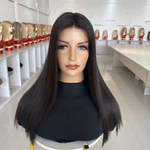 Perruques sans colle prêtes à être expédiées, 100% cheveux humains vierges, cuticules intactes, petits nœuds, perruques en dentelle frontale pour femmes - Product Image 2