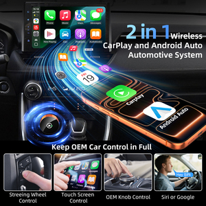GRANDNAVI Nuevo Dongle Inalámbrico 2 en 1 para Carplay y Android Auto, para <span class=keywords><strong>Golf</strong></span>, Skoda, Volkswagen - Product Image 2