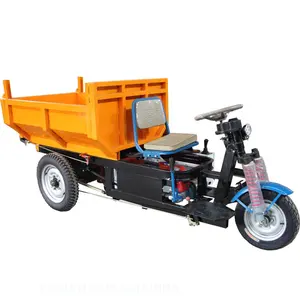 48V 60V 72V mining dumper triciclo camion mini pick-up dumper elettrico mini dumper