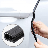 Joint d'étanchéité en PVC en forme de U pour protection des bords de portières et fenêtres de voiture 10-7