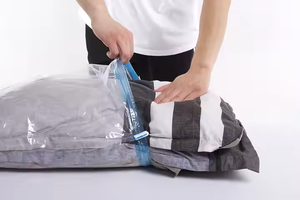 Borsa di compressione del sacchetto di conservazione sottovuoto per la casa per risparmiare spazio borsa <span class=keywords><strong>Vaccum</strong></span> per i vestiti - Product Image 5