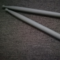 Baguettes de batterie en fibre de carbone 5A7A, baguettes de batterie professionnelles pour jazz, baguettes de batterie agrégées à poignet ouvert, pratique pour débutants