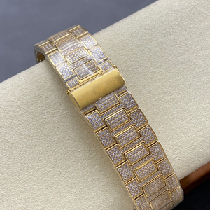Customizable 18K Gold Moissanite Men's Waterproof Automatic Mechanical <b>Watch</b> Diamond Sapphire Crystal Ceramic <b>Case</b> - Product Image 5