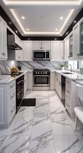 ตู้ครัวปรับแต่งได้หรูหราทันสมัยสำหรับห้องครัวที่บ้านร่วมสมัย - Product Image 4