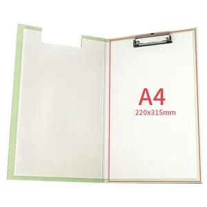 A4 size nursing folding cover clipboard file manager folder writing board hospital office school cardboard folder