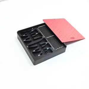 Caixa estéril para instrumentos médicos, caixa de aço inoxidável para esterilização cirúrgica pequena, placas de travamento de raios distais, autoclave - Product Image 1