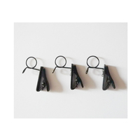 Clips métalliques de rechange de taille remplaçable de 9mm-10mm Clip de micro pour les Microphones de casque Shur Sennheis Audio Technica Lavalier