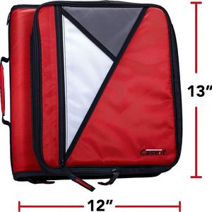 Sacoche d'affaires portable Case-it Factory, grande capacité, pour ordinateur, avec fermeture éclair Mighty Zip Tab - Product Image 1