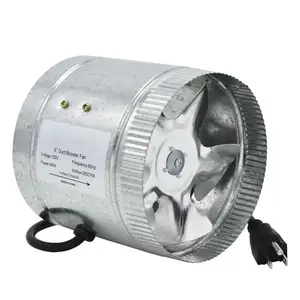 6 inch Inline Air Duct Booster Fan for hydroponics