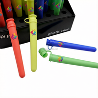 Capuchon conique en plastique personnalisé de 120 mm pour cigarettes, avec couvercle à ouverture facile, étanche à l'humidité, pour tube conique en papier, rangement de rouleaux et de cônes