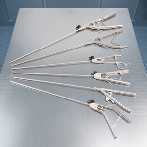 Instrumentos Laparoscópicos de Acero: Pinzas Portaagujas, Herramientas de Enseñanza y Práctica de Simulación, Portaagujas para Laparoscopia - Product Image 4