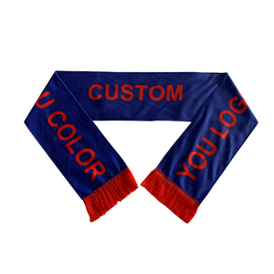 Sciarpe da uomo per squadre sportive da calcio con logo stampato personalizzato - Product Image 1