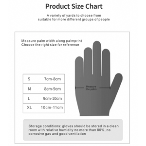 Kangle Embossed Disposable PE <b>Gloves</b> Waterproof Anti-slip HDPE <b>Plastic</b> <b>Gloves</b> Clear Polyethylene Hand Mitts for Restaurant BBQ - Product Image 6