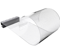 Pantalla LED de Película Flexible Transparente P4 P5 P6 P8 P10