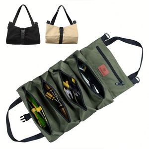 Sac à outils portable en toile pour mécanicien avec logo personnalisé, fermeture éclair, étui de rangement étanche en Oxford, organisateur de voyage - Product Image 4