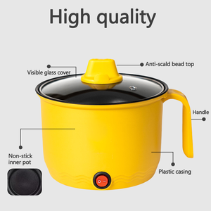 Sartén Eléctrica Antiadherente de 1.8L de Capacidad Pequeña con Control de Temperatura de Alta Gama para el Hogar y Dormitorios - Product Image 5